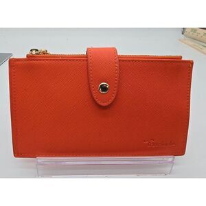 Travelambo Women's Wallet - RFID Blocking - Bifold Clutch - Orange